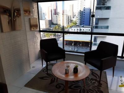 Flat para Venda, em Fortaleza, bairro Meireles, 2 dormitórios, 1 banheiro, 1 vaga
